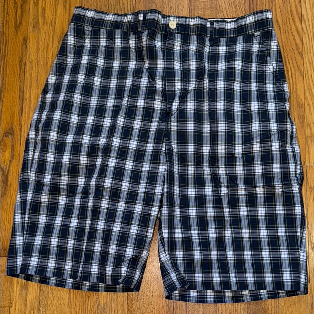 Men's blue Plaid Shorts